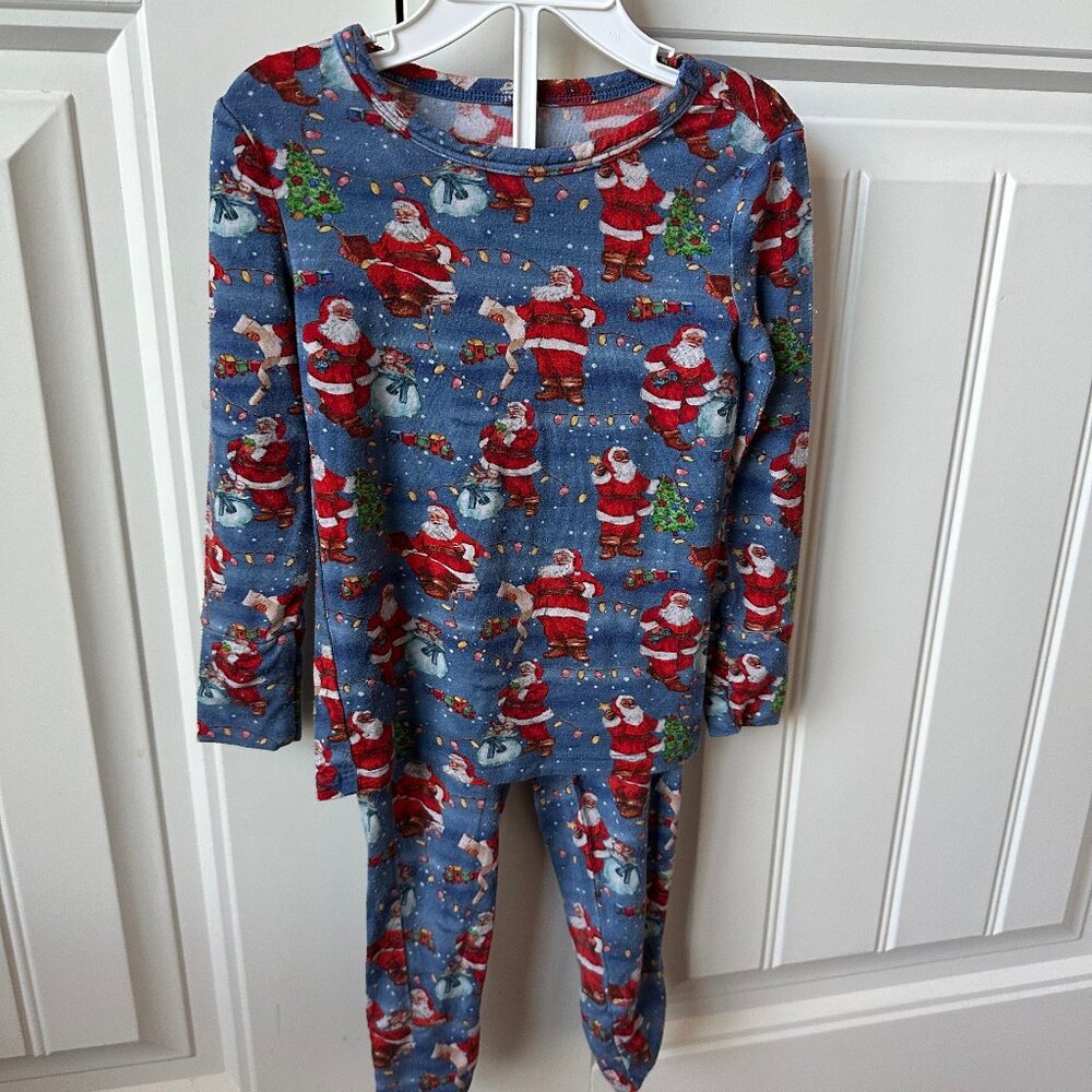 Posh Peanut Santa Claus Kids Christmas Pajamas Size 2T for Boys or Girls